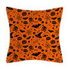 Taie coussin en lin décoration canapé Halloween