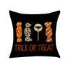 Taie coussin en lin décoration canapé Halloween