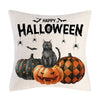 Taie coussin en lin décoration canapé Halloween