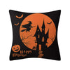 Taie coussin en lin décoration canapé Halloween