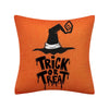 Taie coussin en lin décoration canapé Halloween