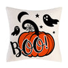 Taie coussin en lin décoration canapé Halloween