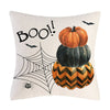 Taie coussin en lin décoration canapé Halloween