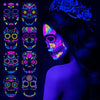Tatouages Fluorescents Fête des morts