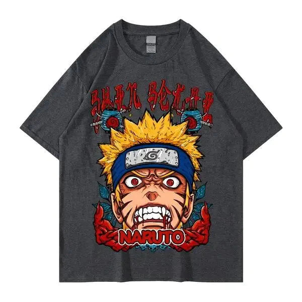 Tee shirt Naruto Anime 100% Coton