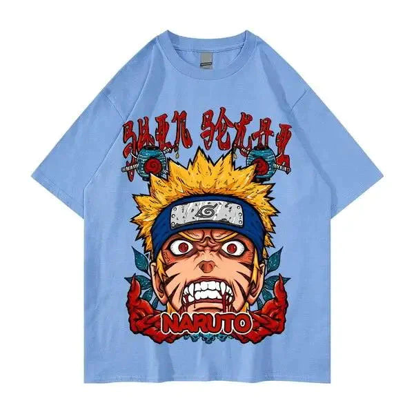 Tee shirt Naruto Anime 100% Coton