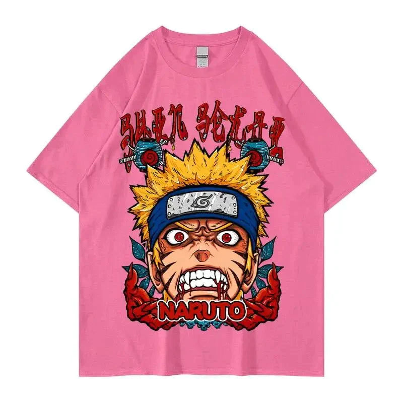 Tee shirt Naruto Anime 100% Coton