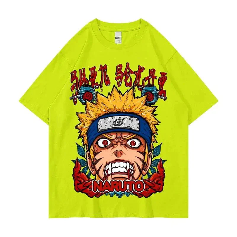 Tee shirt Naruto Anime 100% Coton