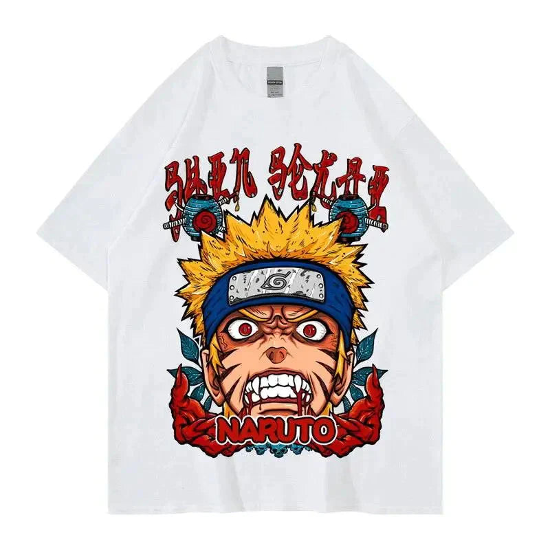 Tee shirt Naruto Anime 100% Coton