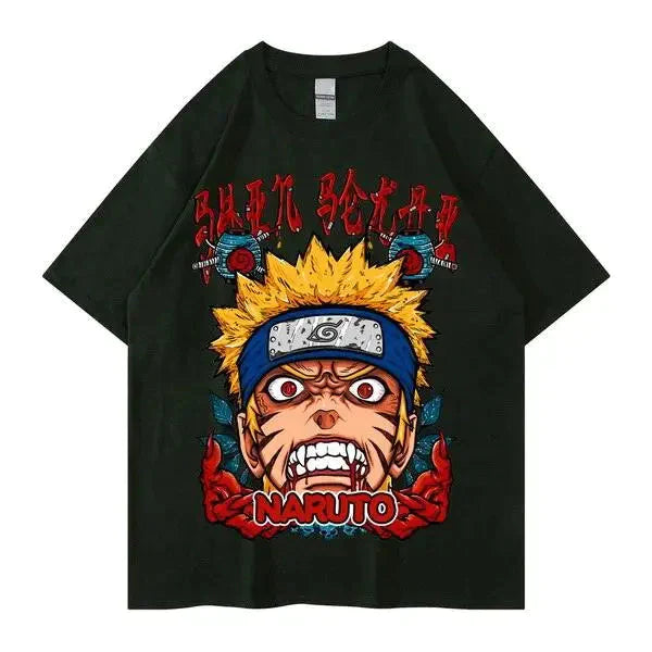 Tee shirt Naruto Anime 100% Coton