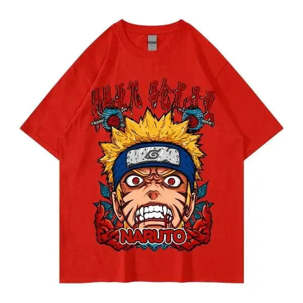 Tee shirt Naruto Anime 100% Coton