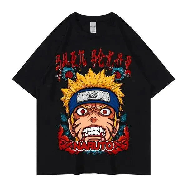 Tee shirt Naruto Anime 100% Coton