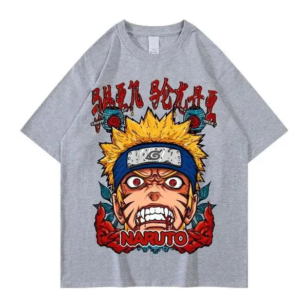 Tee shirt Naruto Anime 100% Coton