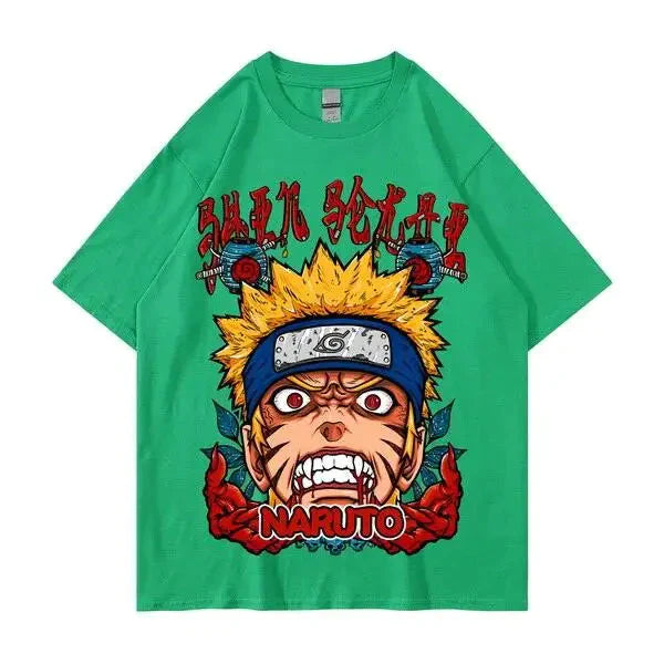 Tee shirt Naruto Anime 100% Coton