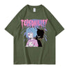 Tee shirt Personality Anime 100% Coton