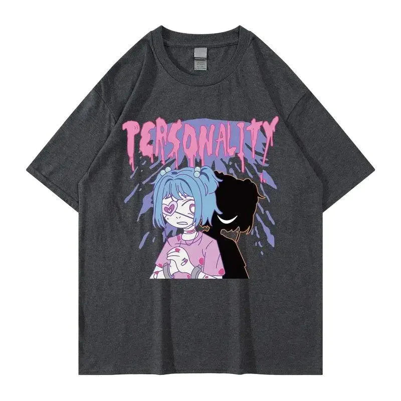Tee shirt Personality Anime 100% Coton