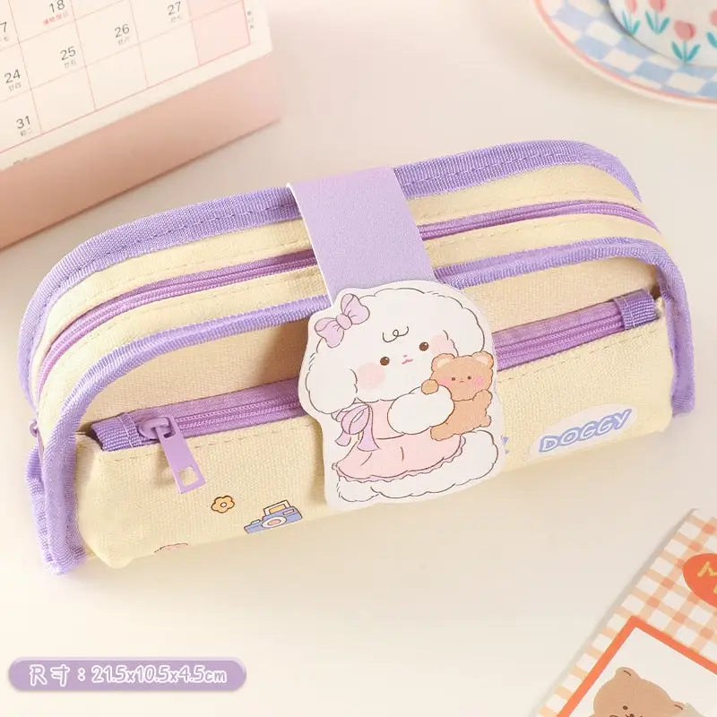 Trousse crayons Kawaii pour filles