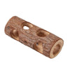 Tunnel en bois naturel pour hamster