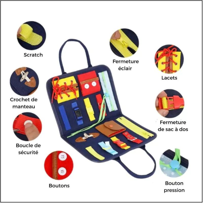 Jouets Montessori : valise d'Activités pour le Développement sensoriel