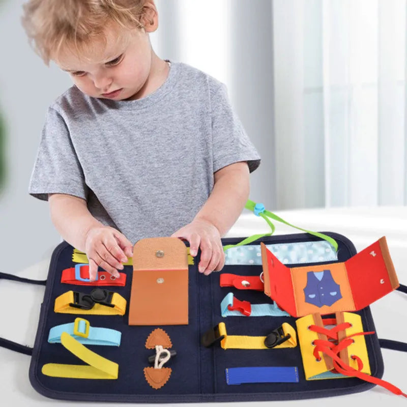 Jouets Montessori : valise d'Activités pour le Développement sensoriel