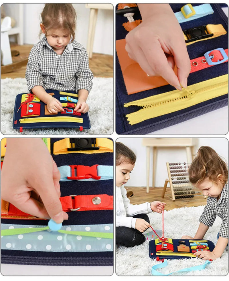Jouets Montessori : valise d'Activités pour le Développement sensoriel