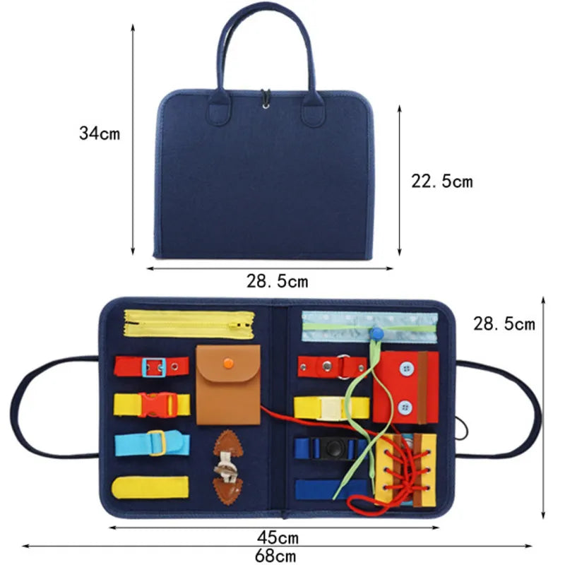 Jouets Montessori : valise d'Activités pour le Développement sensoriel