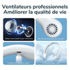 Ventilateur de cou portable rechargeable