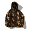 Vestes capuche Peluche Polaire