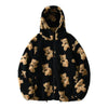 Vestes capuche Peluche Polaire