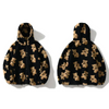 Vestes capuche Peluche Polaire