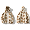 Vestes capuche Peluche Polaire