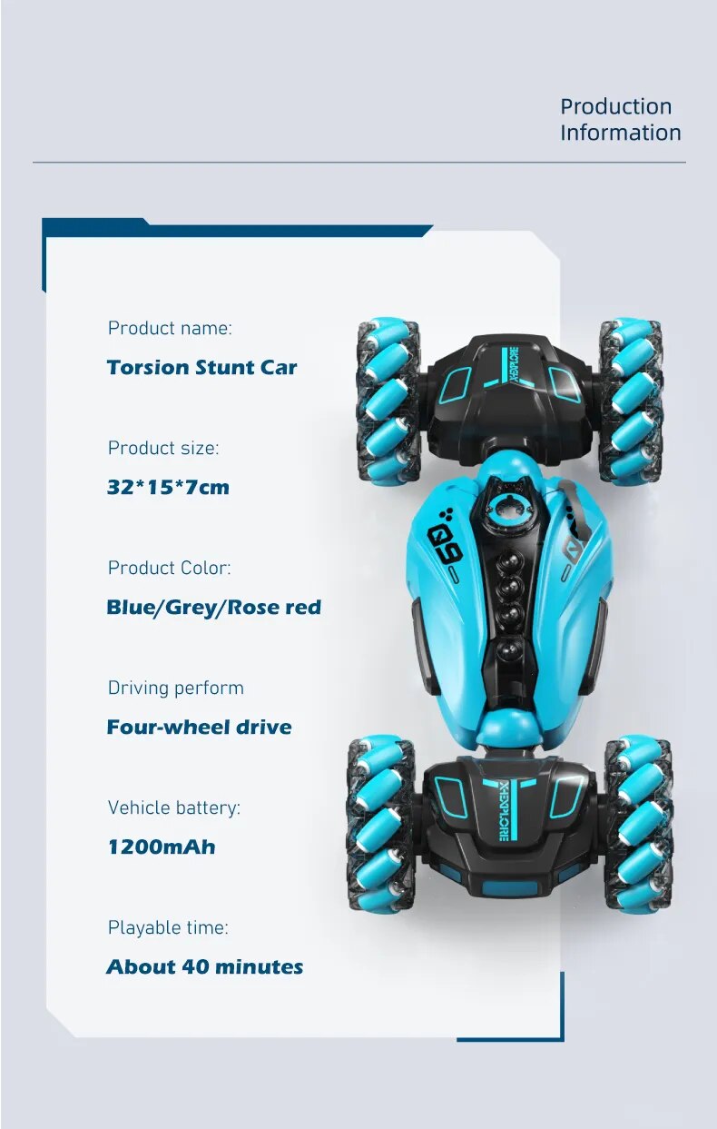 Nouvelle Voiture Télécommandée 360° avec Commande Gestuelle