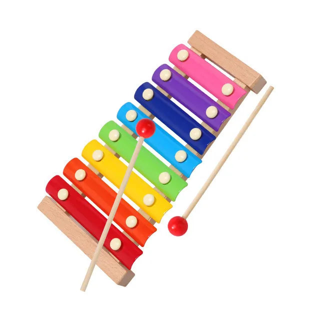 Xylophone Coloré en Bois